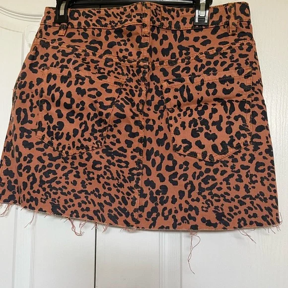 We The Free Leopard Print Skirt - Brown and Black - Picture 4 of 7